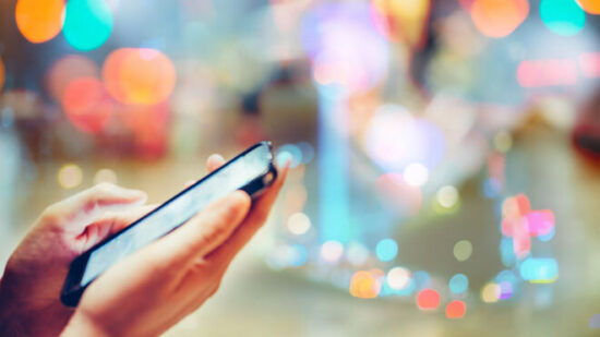 using cell phone